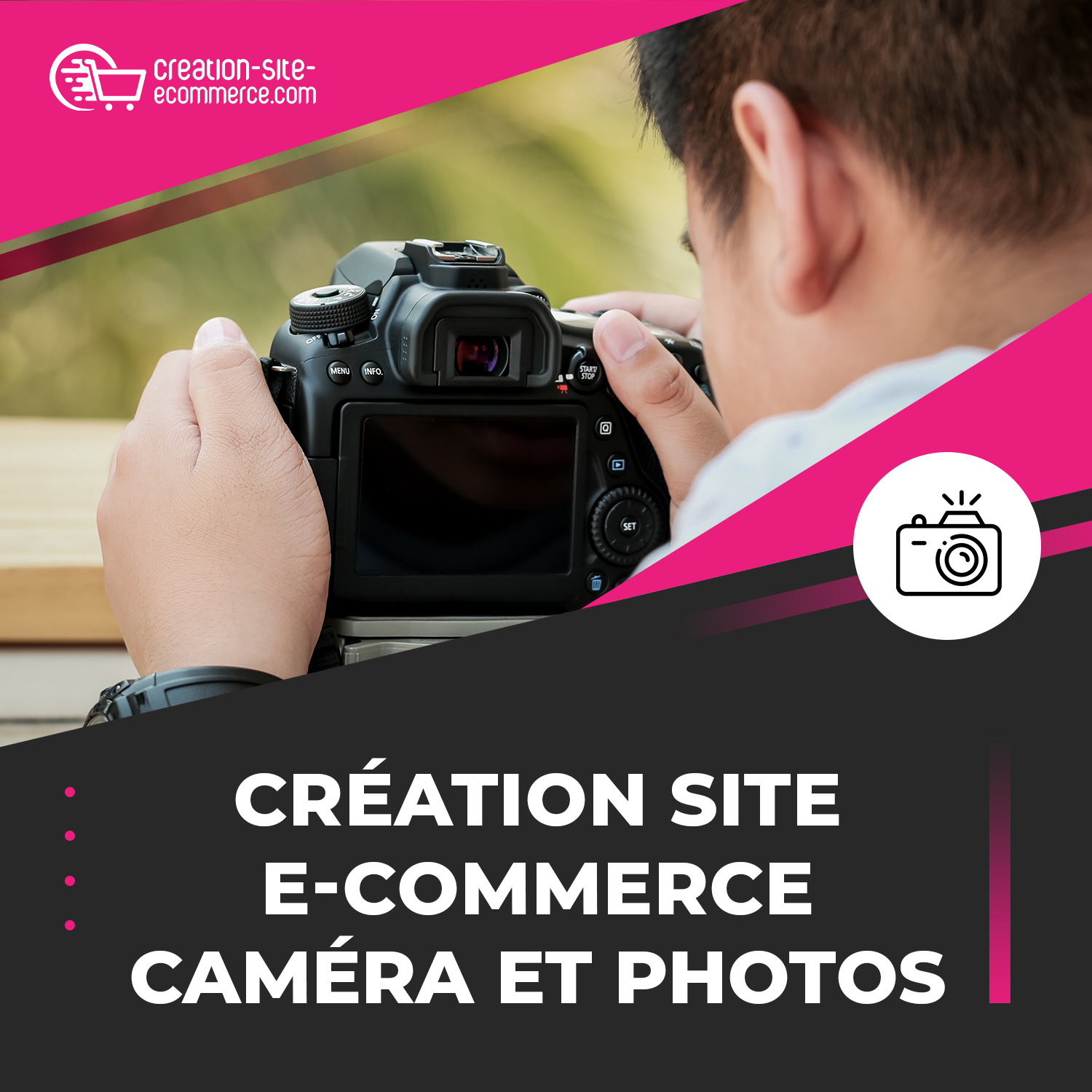 Création De Site Ecommerce Caméra Et Photos Clé En Main